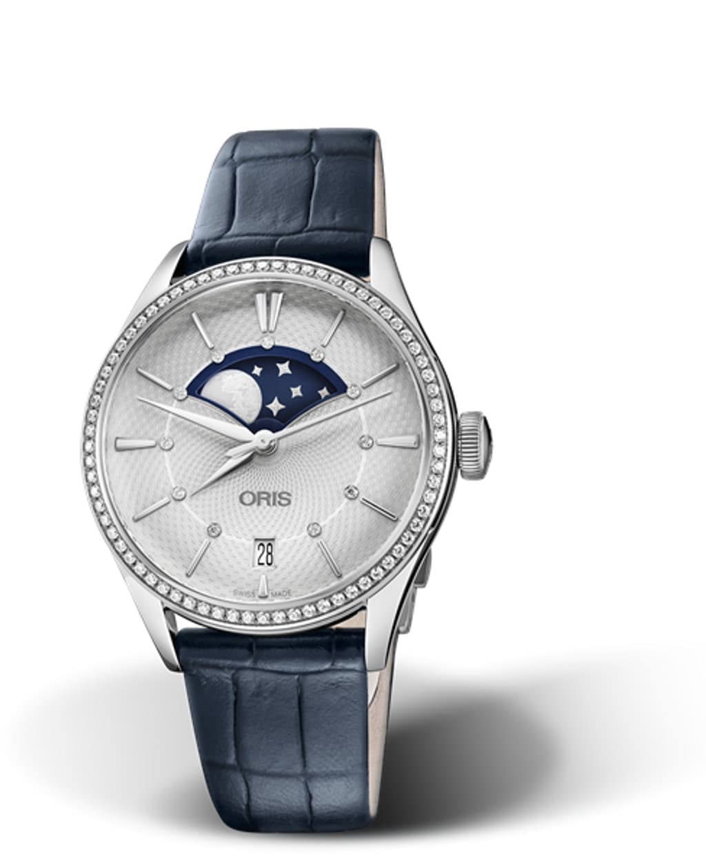 Vertical image of  Artelier Grande Lune, Date Diamonds